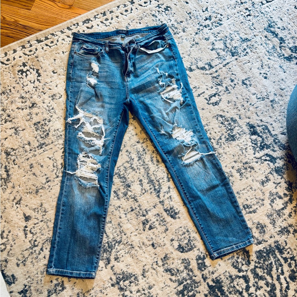 Judy Blue Boyfriend Fit Denim Jeans